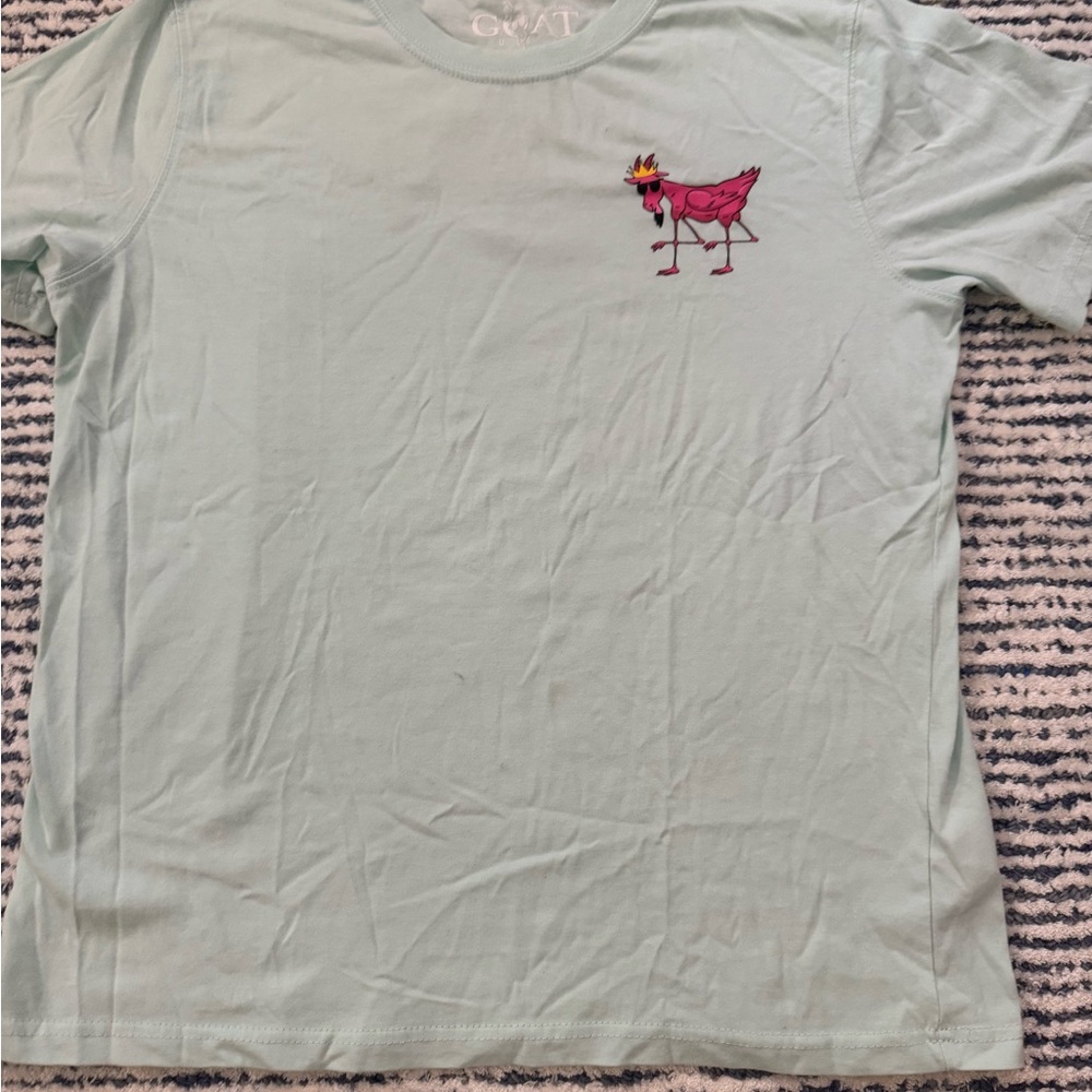 GOAT USA Kids Light Green Short Sleeve Tee